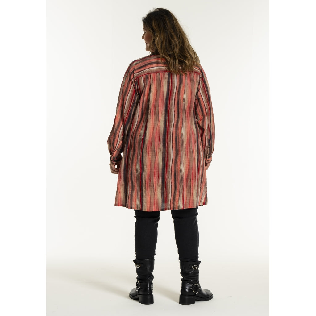 Gozzip Woman GJannit Shirt Shirt Red Striped