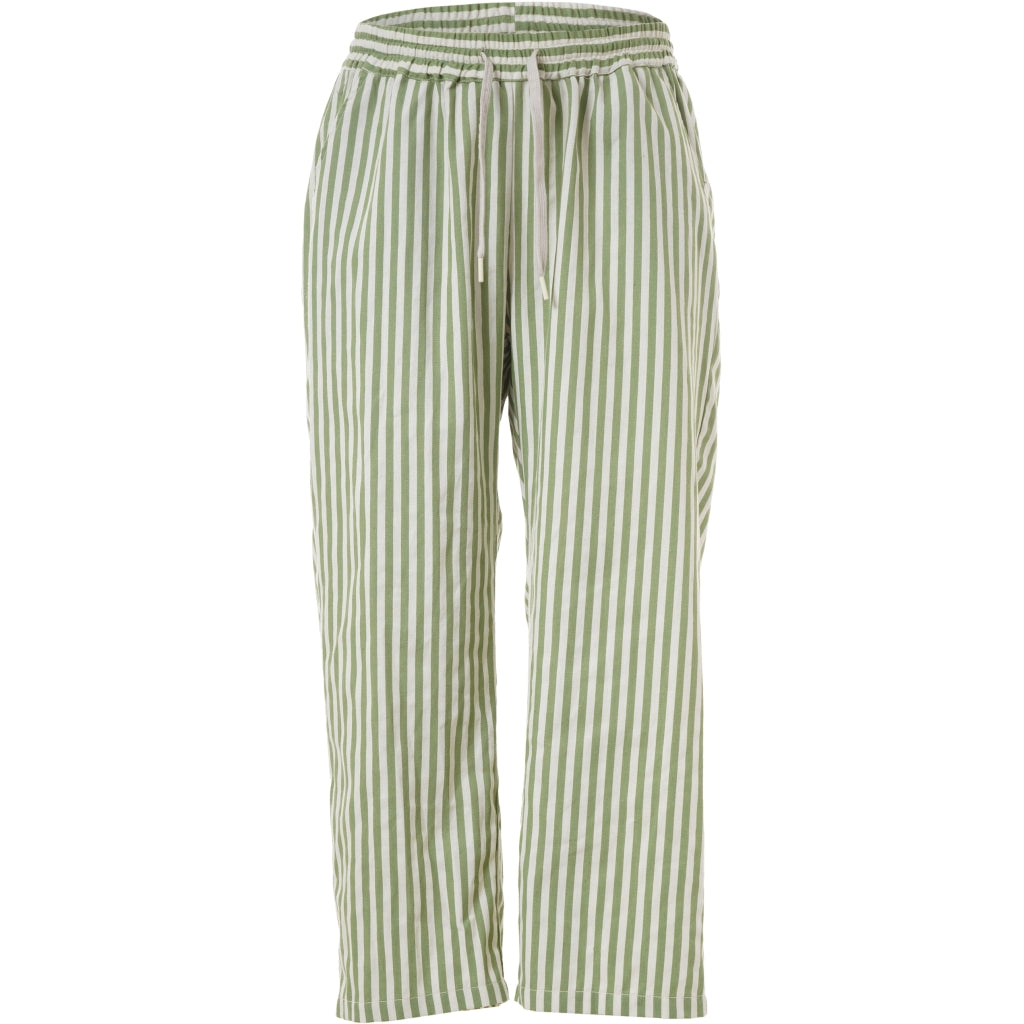 Gozzip Woman GJeanna Pants Pants Green Stripe