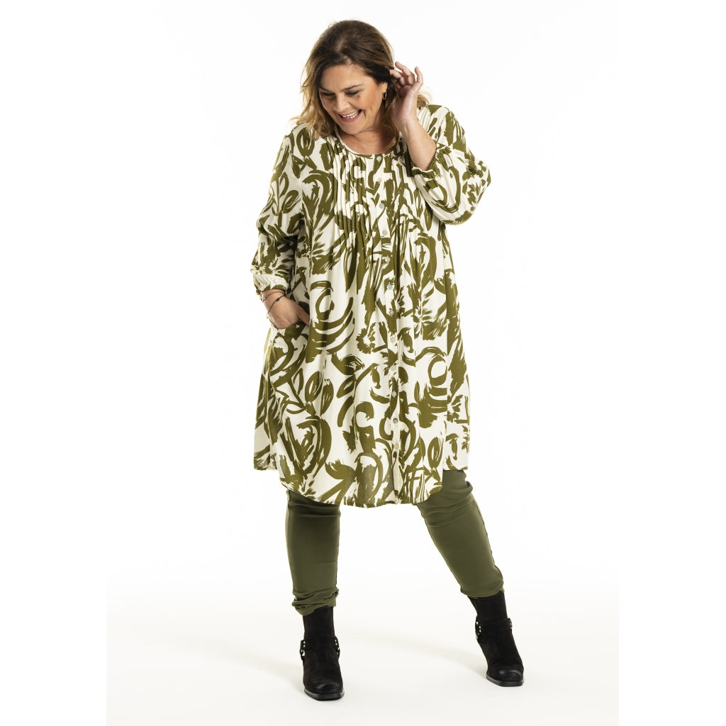 Gozzip Woman GJohanne Shirt Tunic Shirt Tunic Offwhite-olive