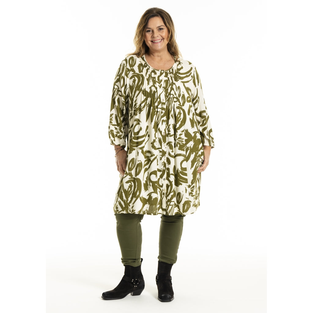 Gozzip Woman GJohanne Shirt Tunic Shirt Tunic Offwhite-olive