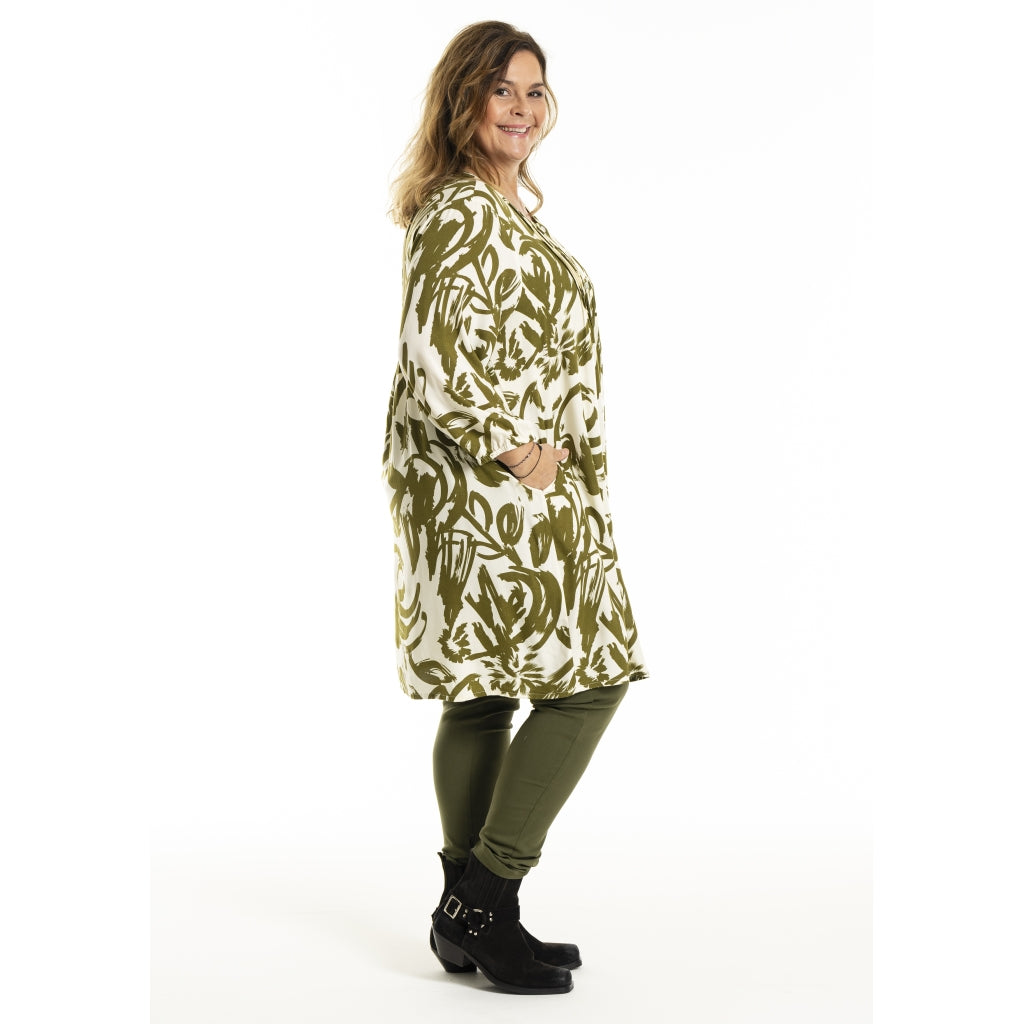 Gozzip Woman GJohanne Shirt Tunic Shirt Tunic Offwhite-olive