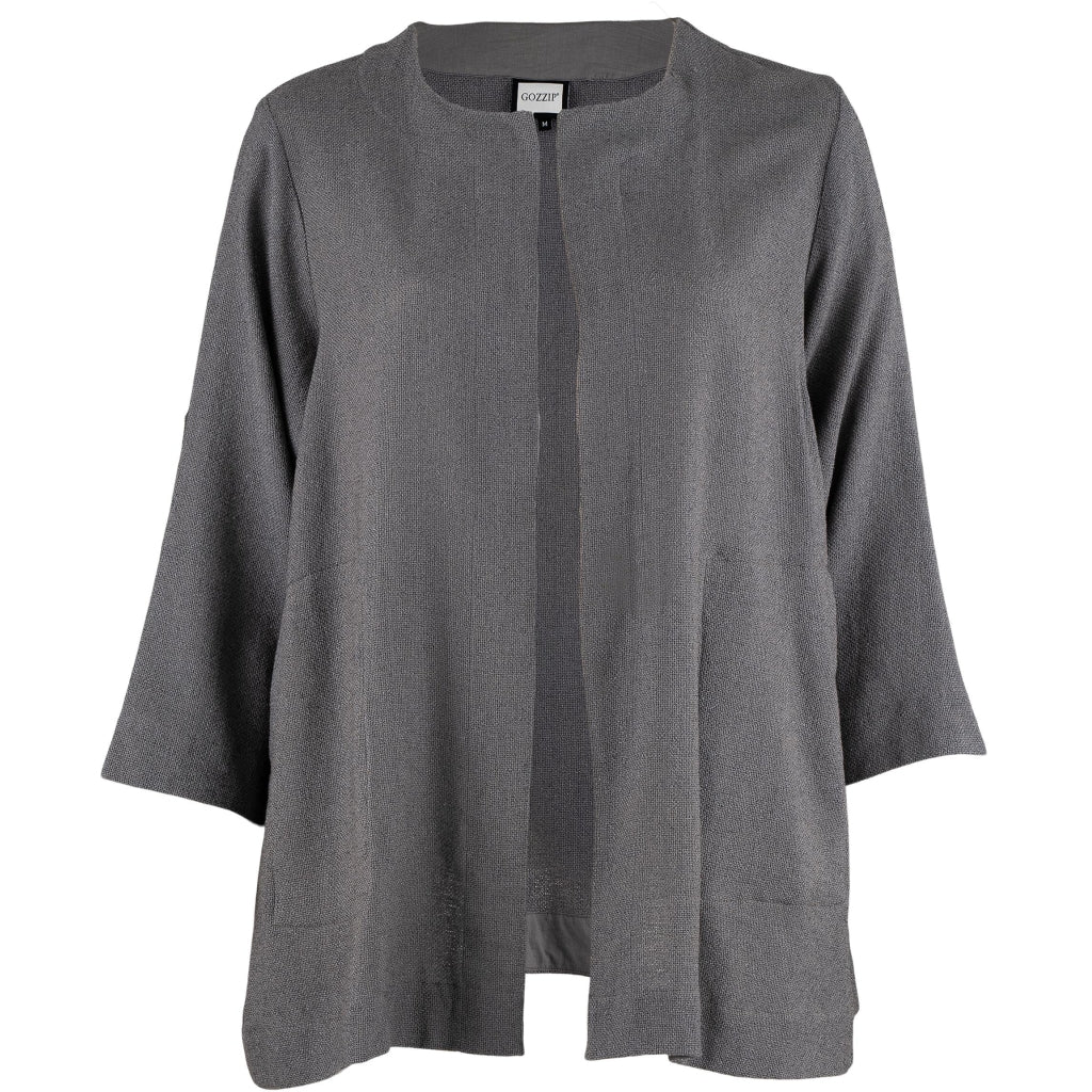 Gozzip Woman GJosefin Cardigan Cardigan Charcoal