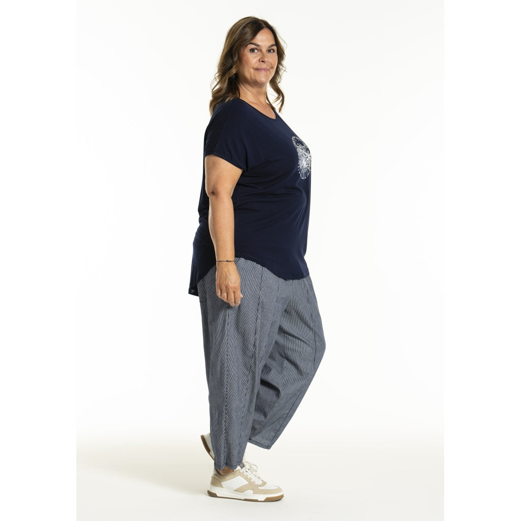 Gozzip Woman GJoye Pants Pants Denim Blue
