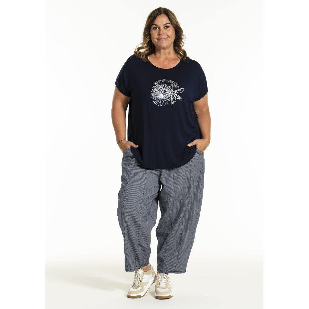 Gozzip Woman GJoye Pants Pants Denim Blue
