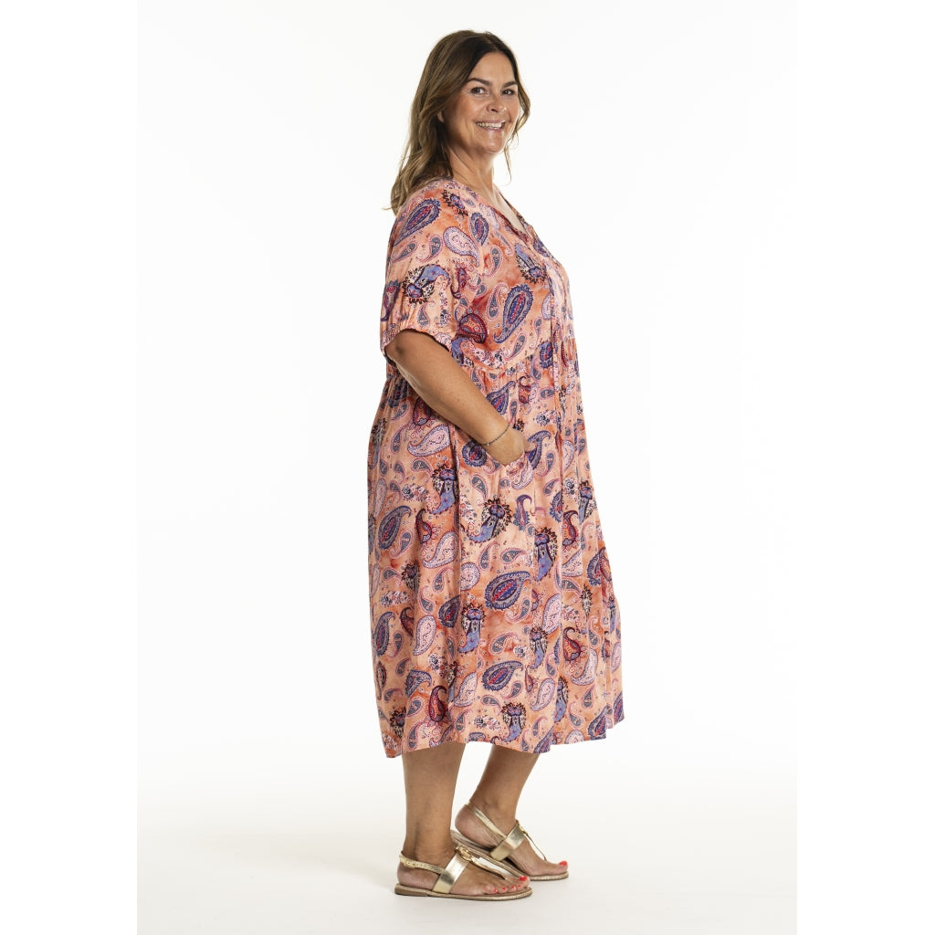 Gozzip Woman GKarnelia Dress Dress Coral