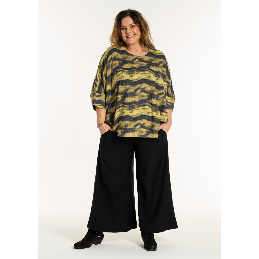 Gozzip Woman GKleo Oversized Blouse Oversize Blouse Golden olive