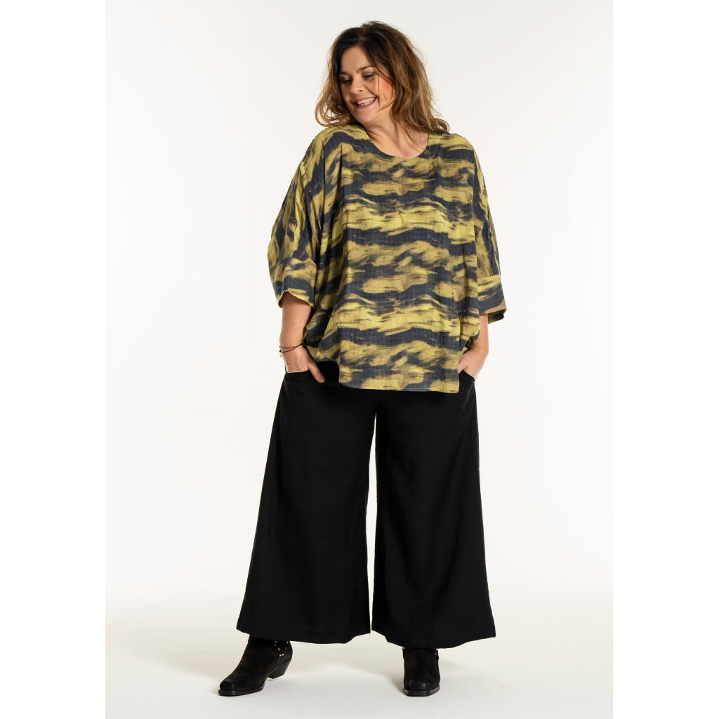 Gozzip Woman GKleo Oversized Blouse Oversize Blouse Golden olive