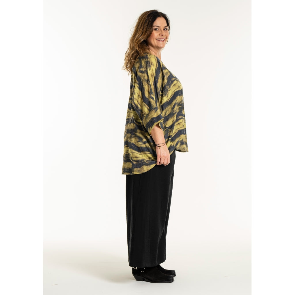 Gozzip Woman GKleo Oversized Blouse Oversize Blouse Golden olive