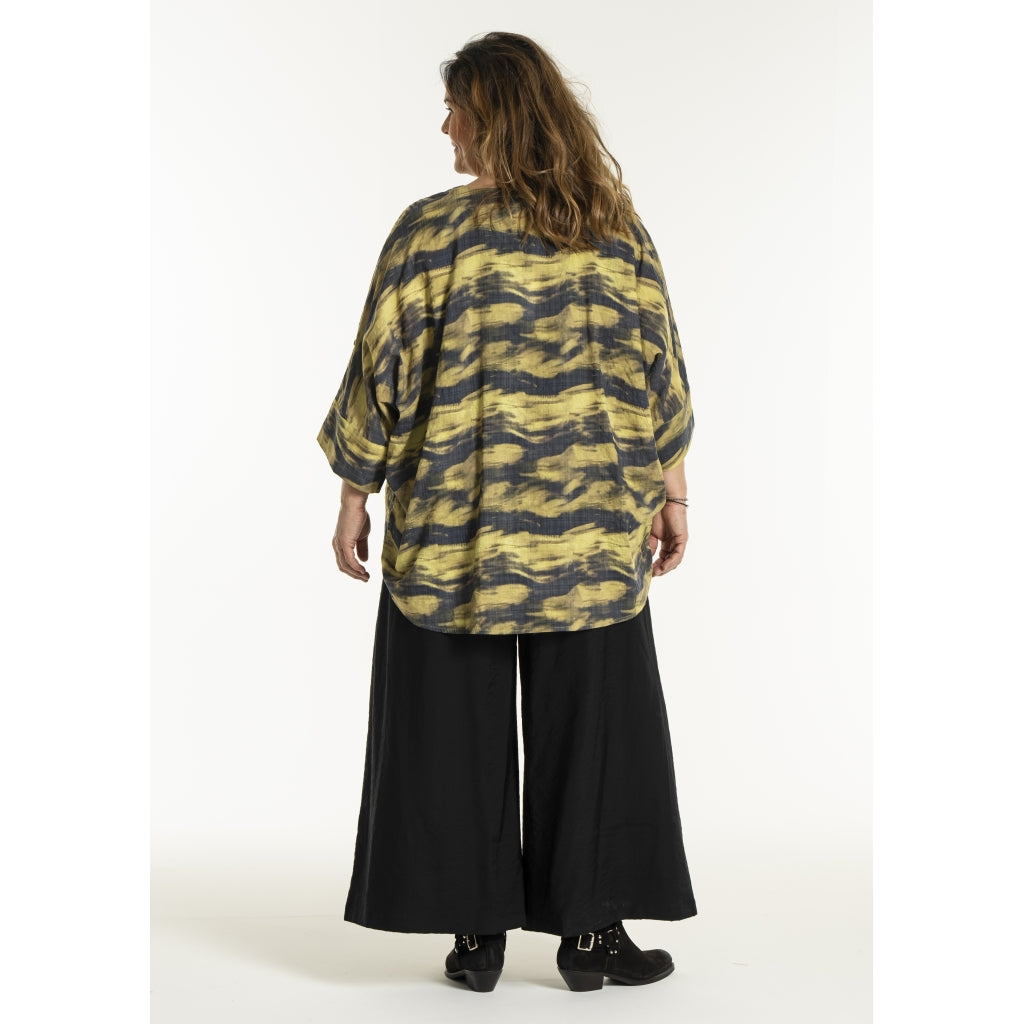 Gozzip Woman GKleo Oversized Blouse Oversize Blouse Golden olive