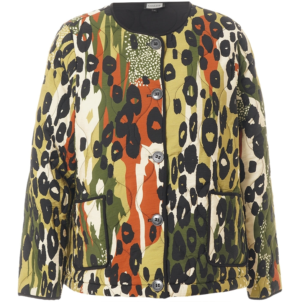 Gozzip Woman GLeah Jacket Jacket Multi color print