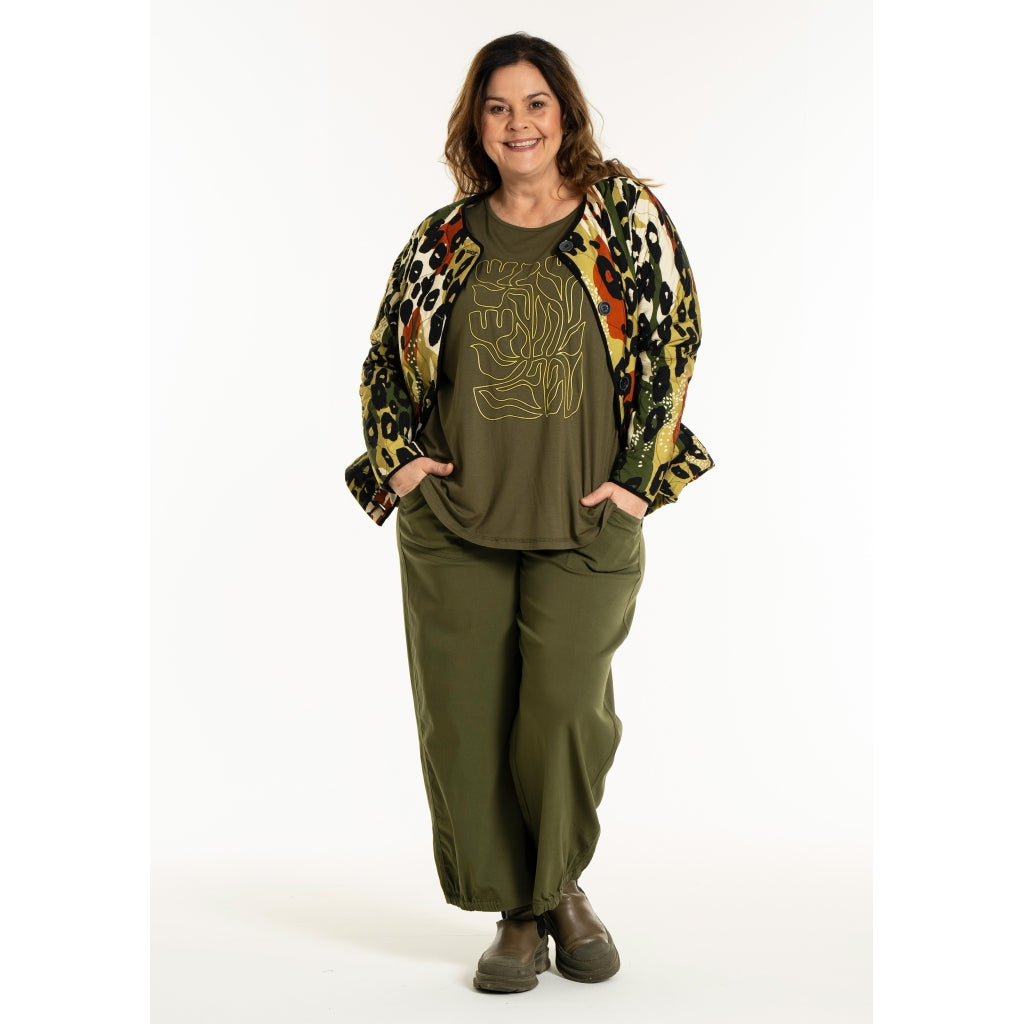 Gozzip Woman GLeah Jacket Jacket Multi color print