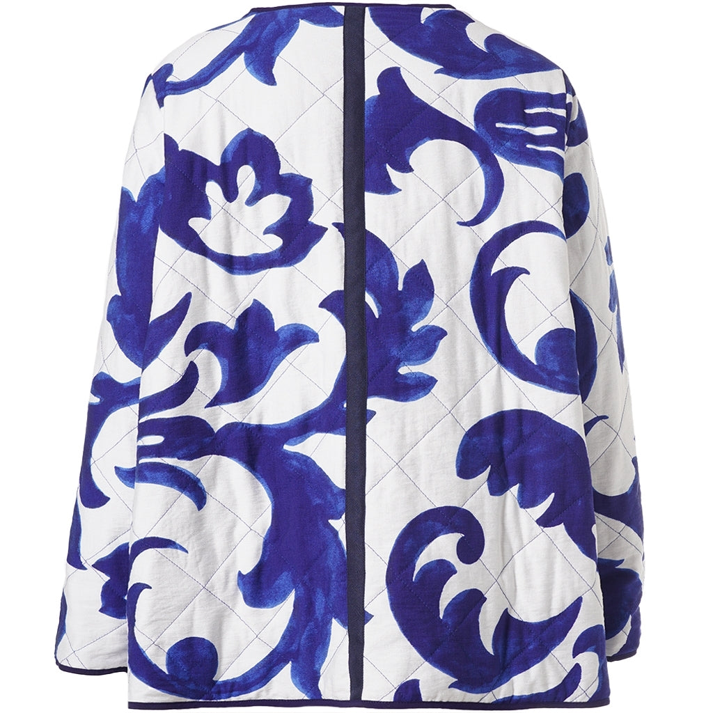 Gozzip Woman GLeah Jacket Jacket Offwhite-Blue