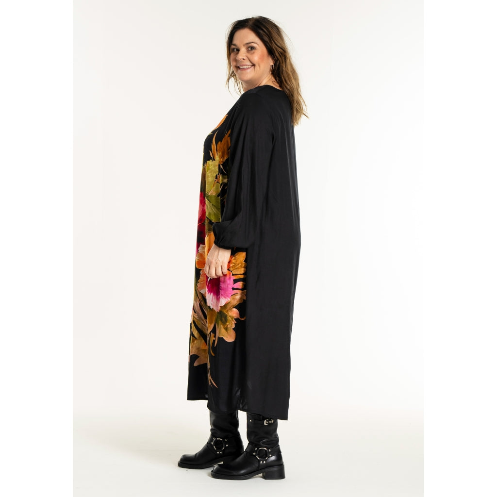 Gozzip Woman GLily Dress Dress Black W. Print