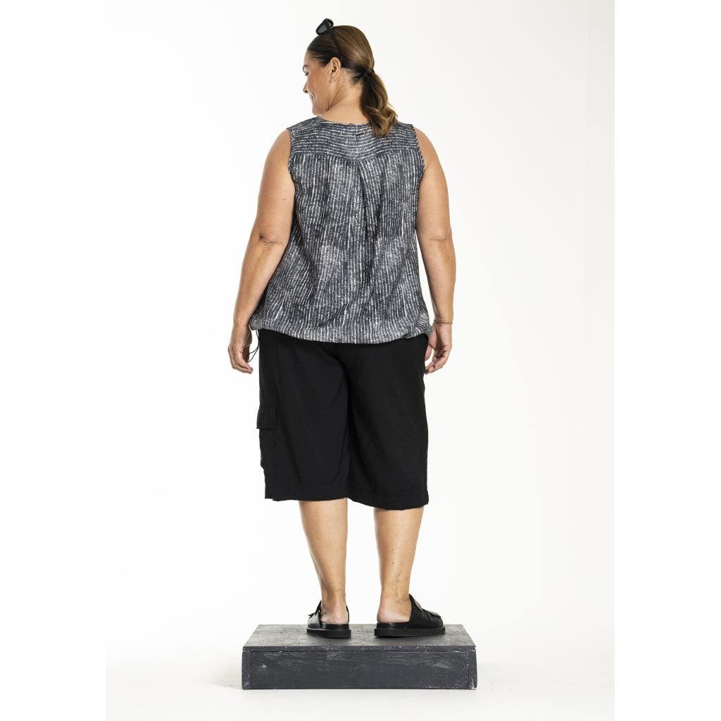 Gozzip Woman GLorena Top Top Black/White