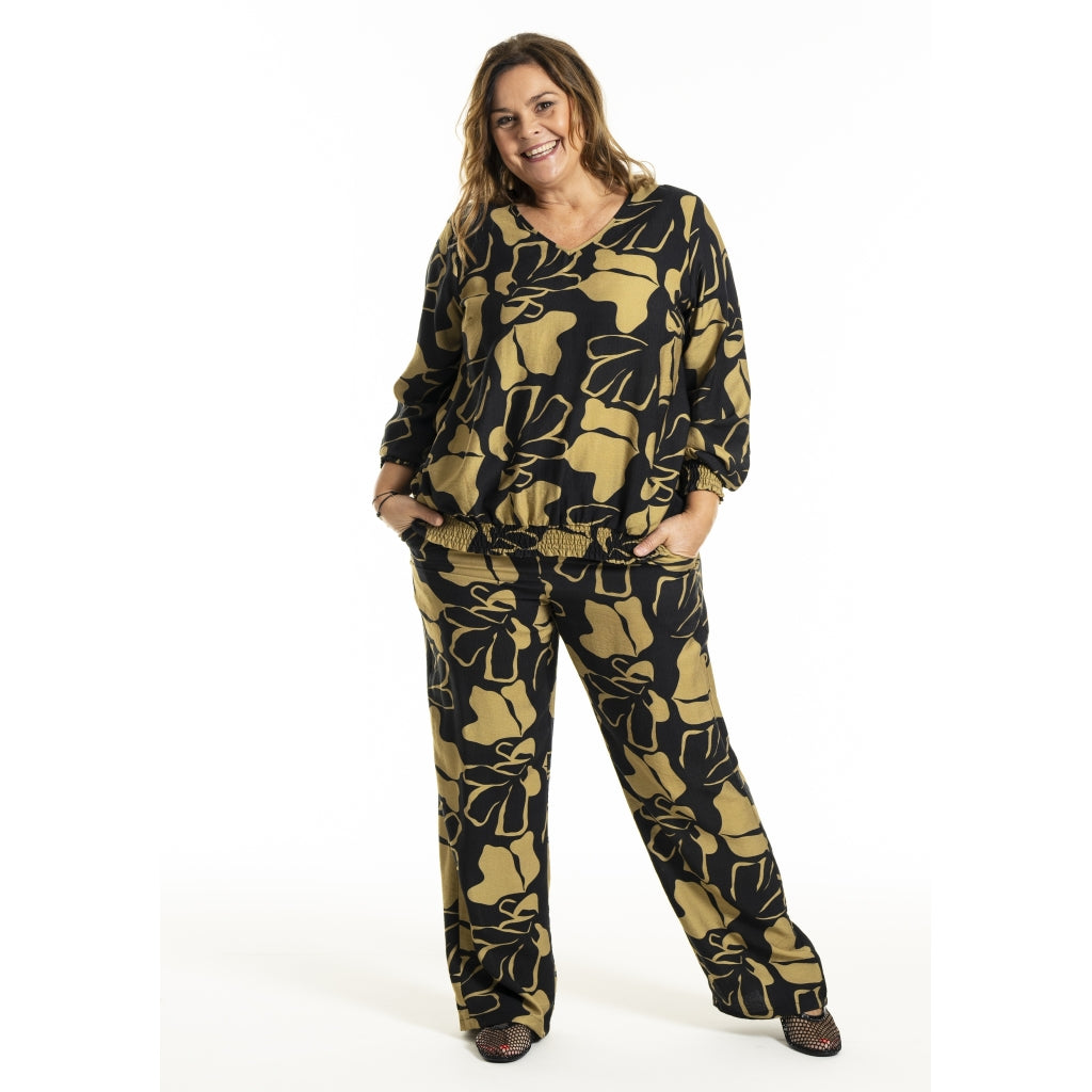 Gozzip Woman GLovise Ballon Pants Pants Black-brass