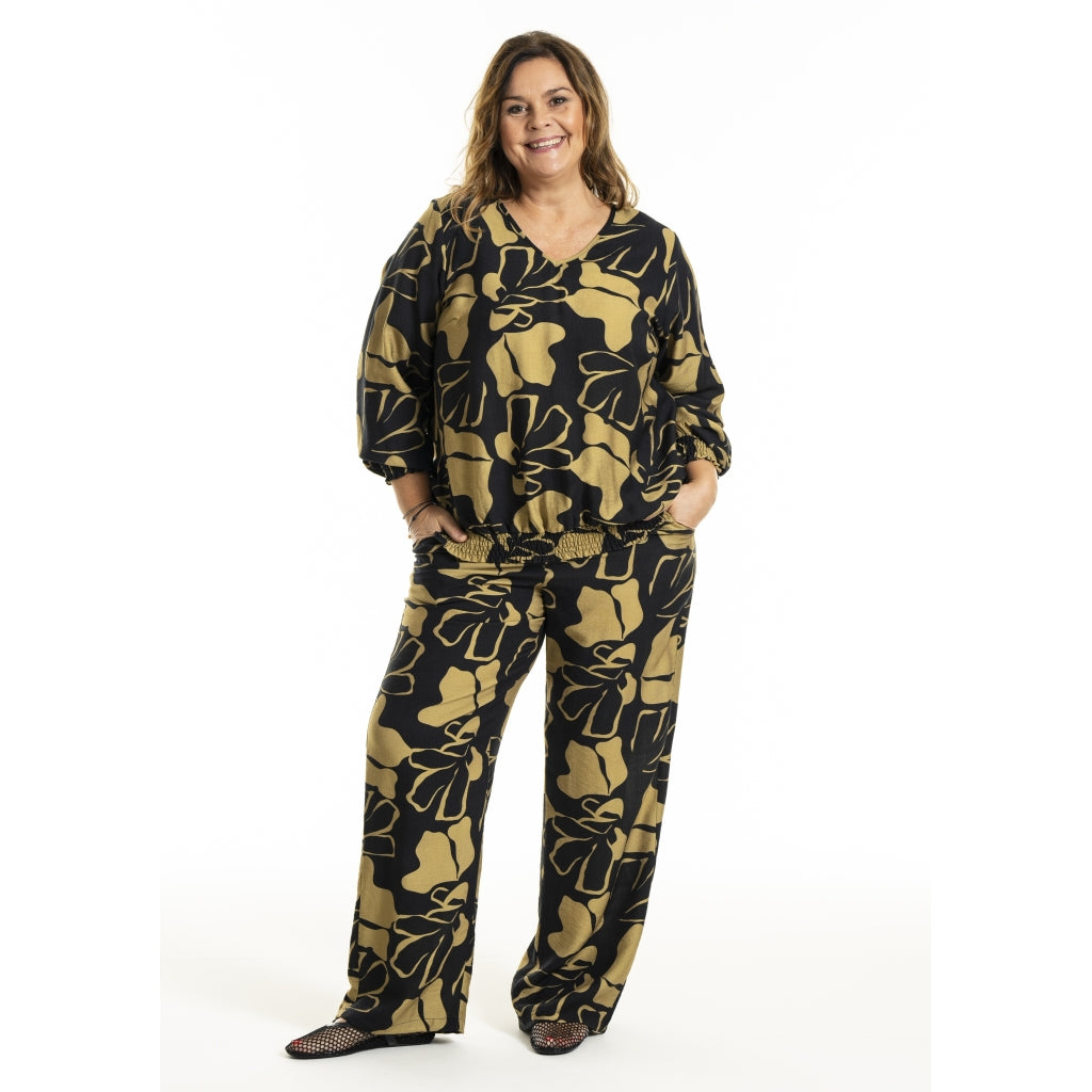 Gozzip Woman GLovise Ballon Pants Pants Black-brass