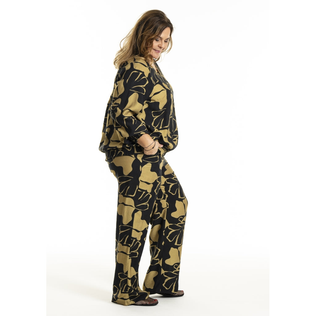 Gozzip Woman GLovise Ballon Pants Pants Black-brass