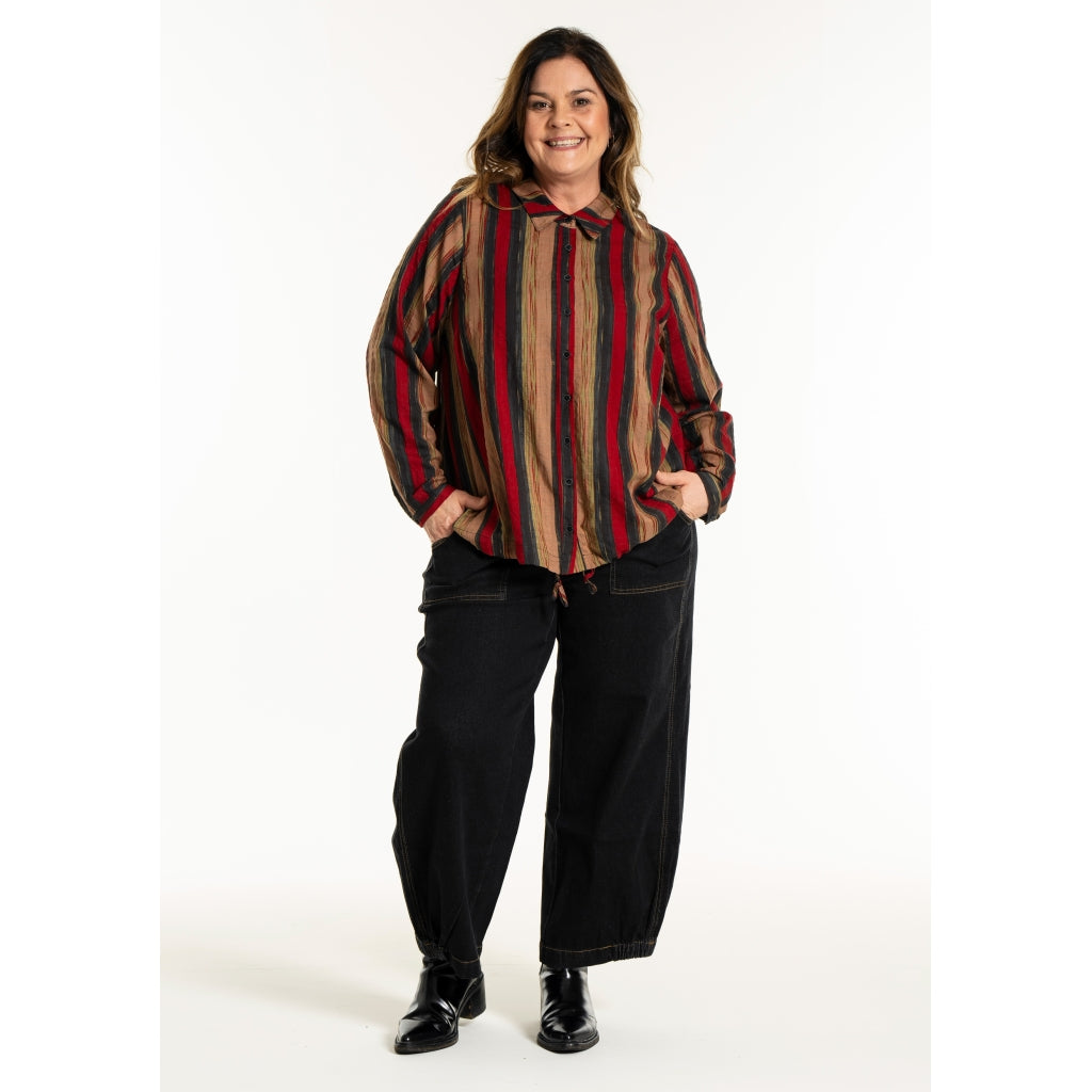 Gozzip Woman GMadison Shirt Shirt Multi colour stripes