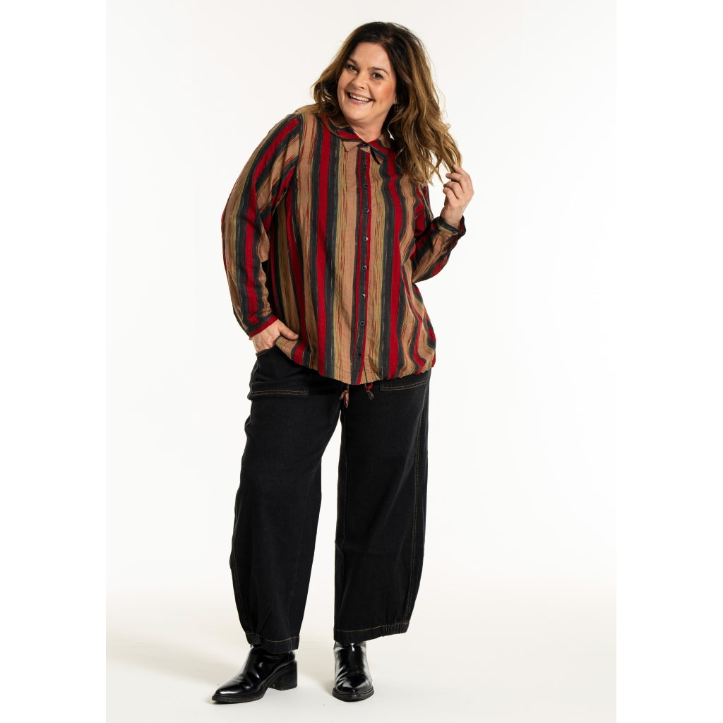 Gozzip Woman GMadison Shirt Shirt Multi colour stripes