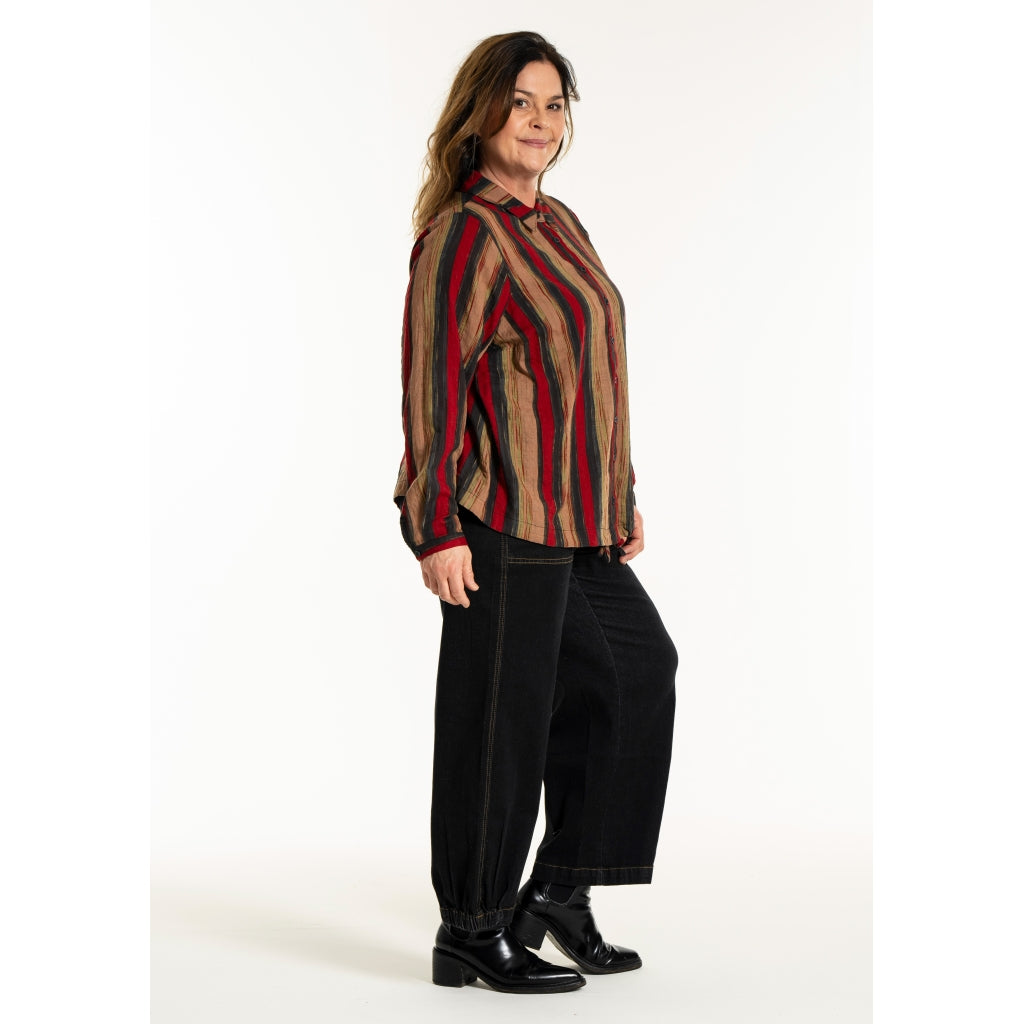 Gozzip Woman GMadison Shirt Shirt Multi colour stripes