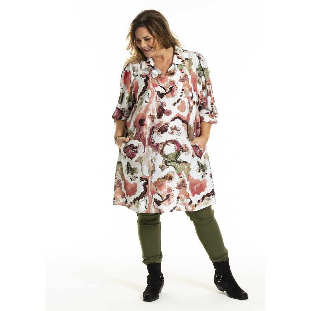 Gozzip Woman GMelissa Tunic Tunic Rose Print