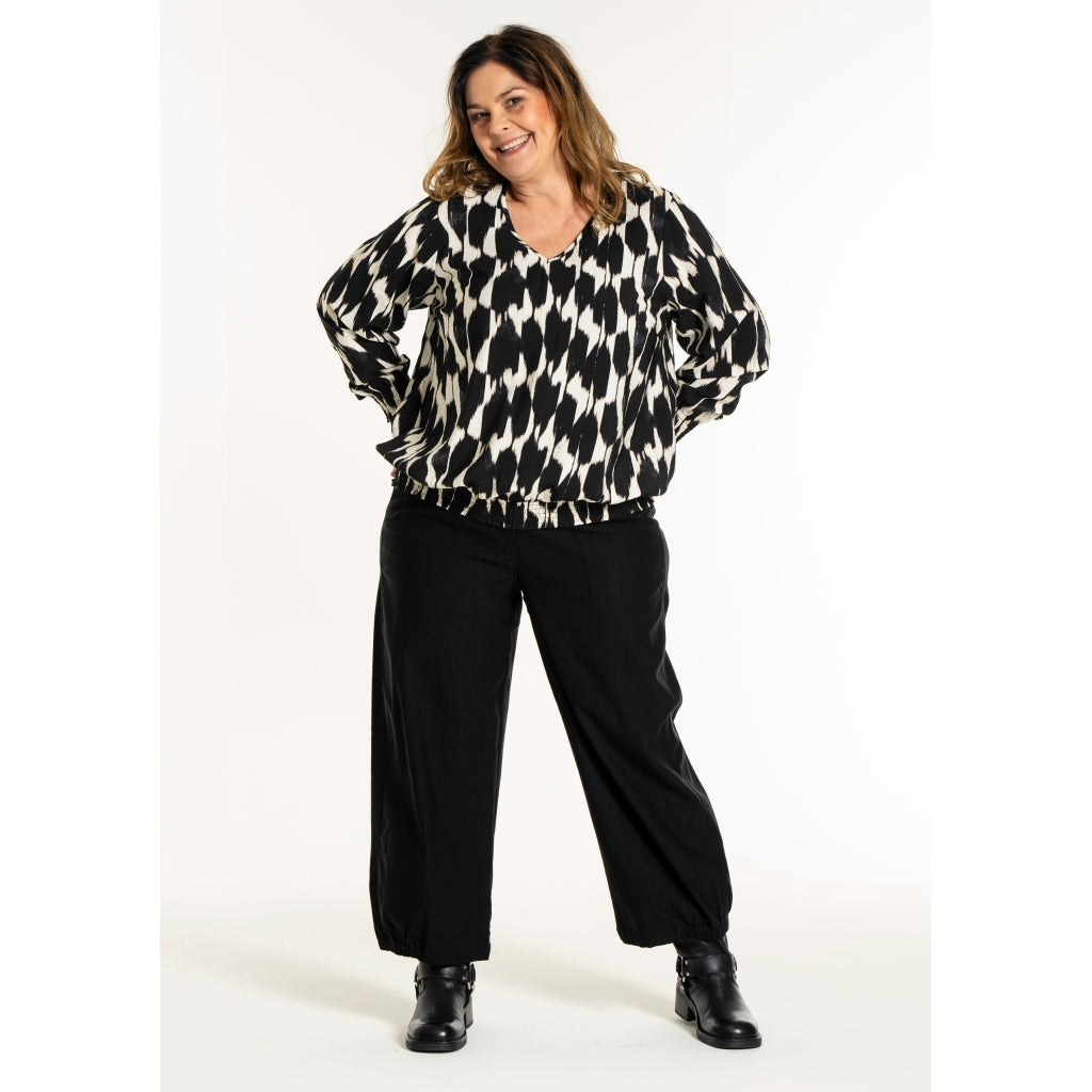 Gozzip Woman GMirabelle Blouse Blouse Black/Offwhite