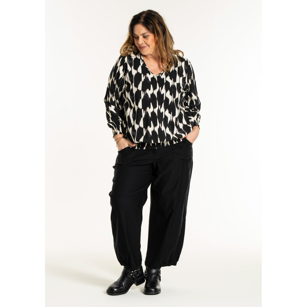 Gozzip Woman GMirabelle Blouse Blouse Black/Offwhite