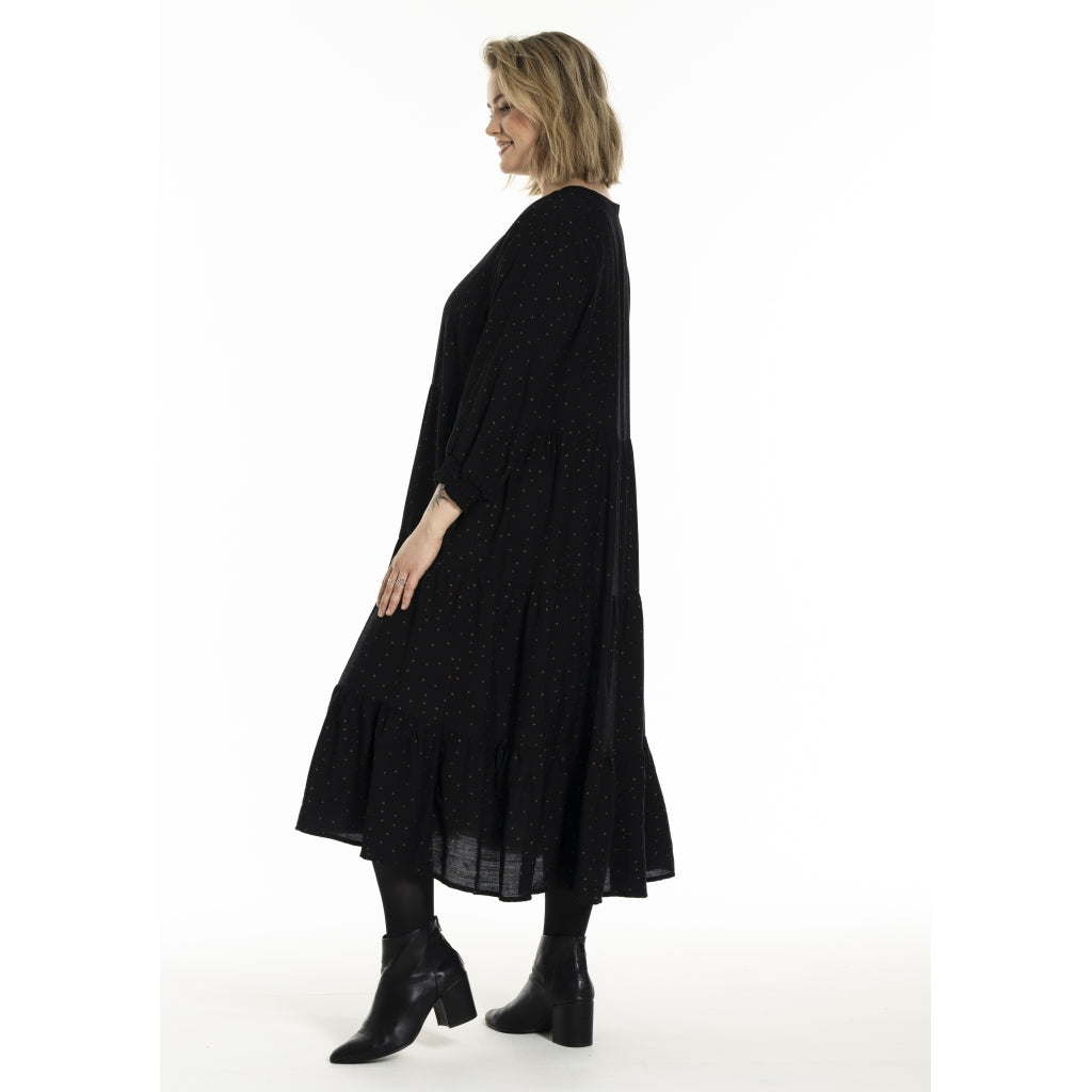 Gozzip Woman GNanna Dress Dress Black/Gold