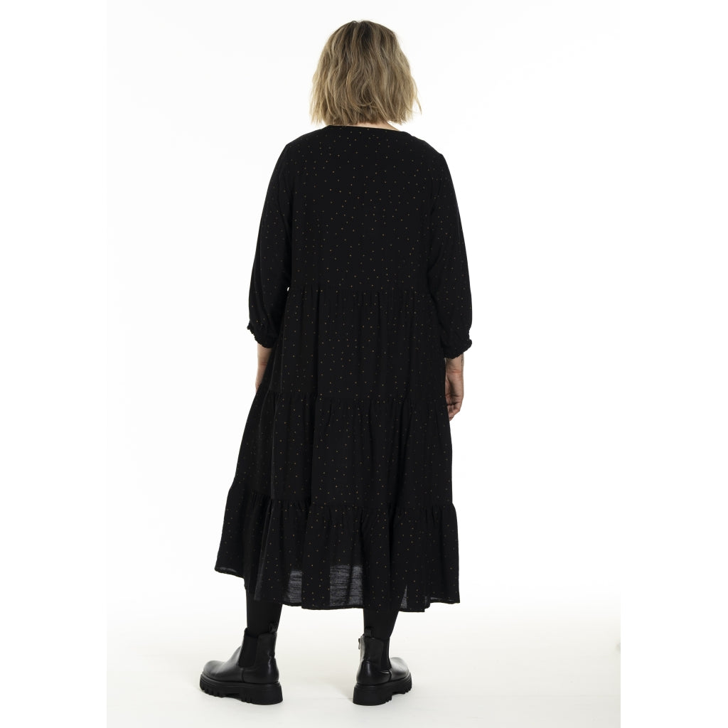 Gozzip Woman GNanna Dress Dress Black/Gold