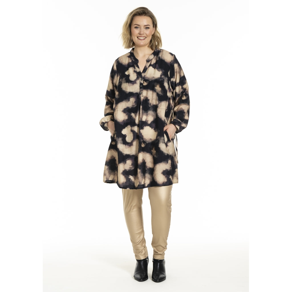 Gozzip Woman GNora Tunic Tunic Black cloud