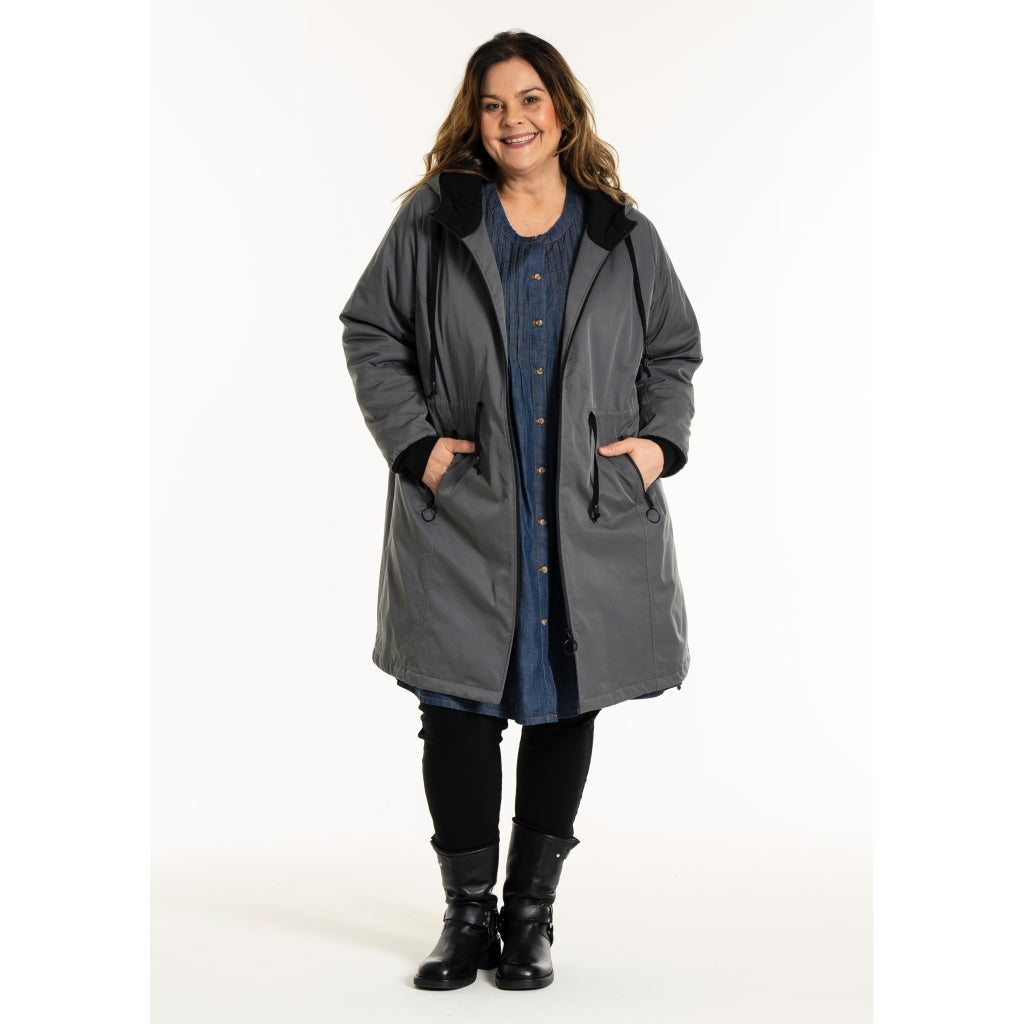 Gozzip Woman GOlivia Coat Coat Charcoal Grey