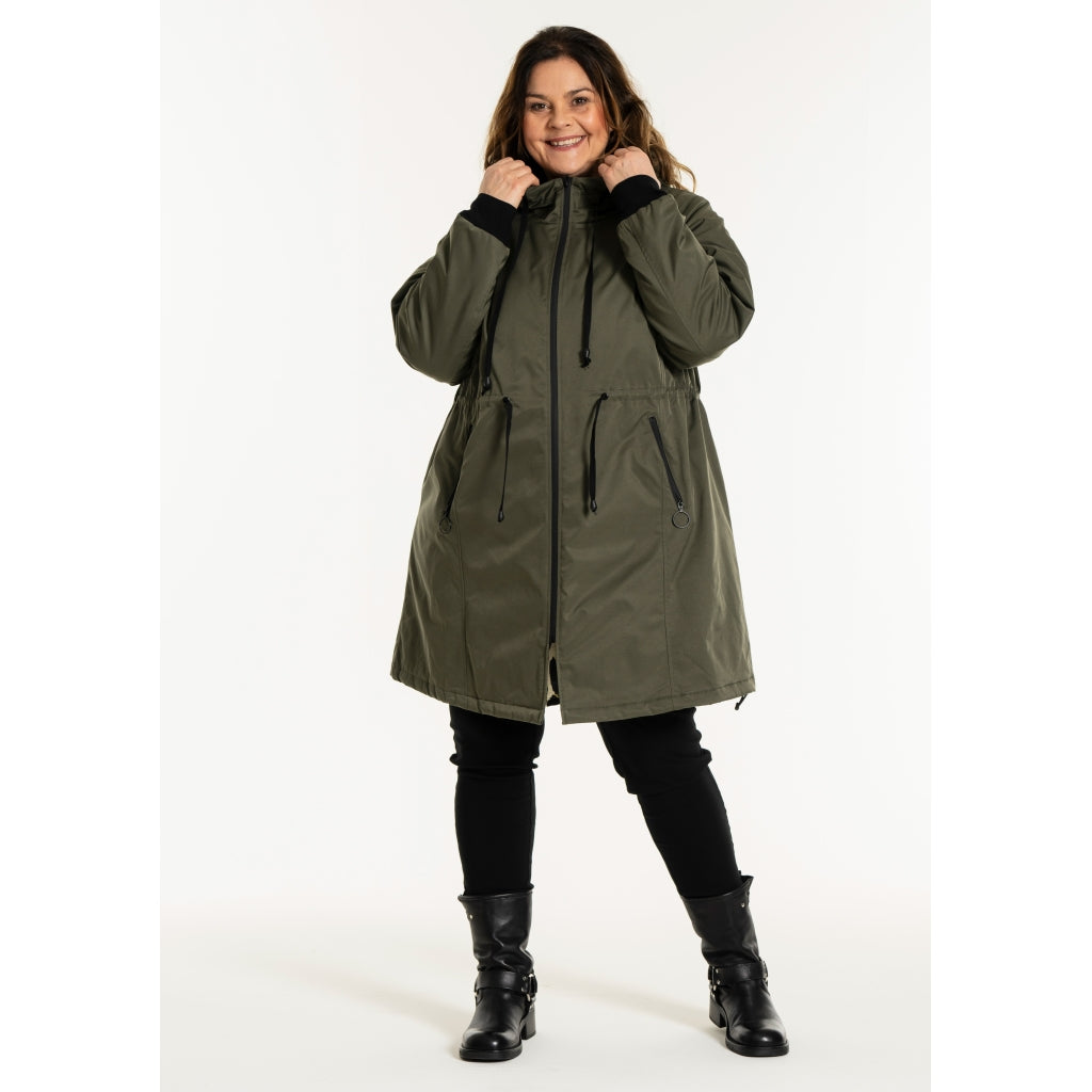 Gozzip Woman GOlivia Coat Coat Olive