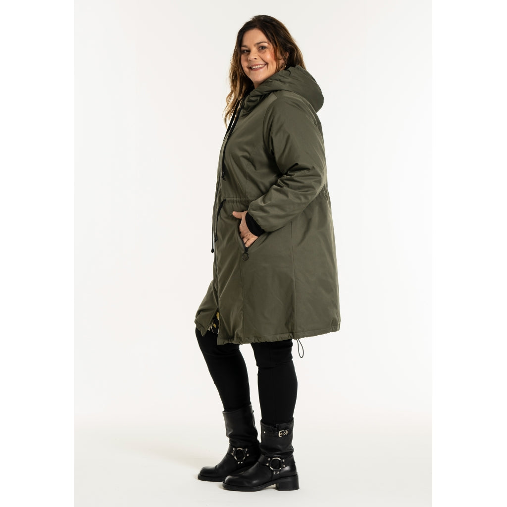 Gozzip Woman GOlivia Coat Coat Olive