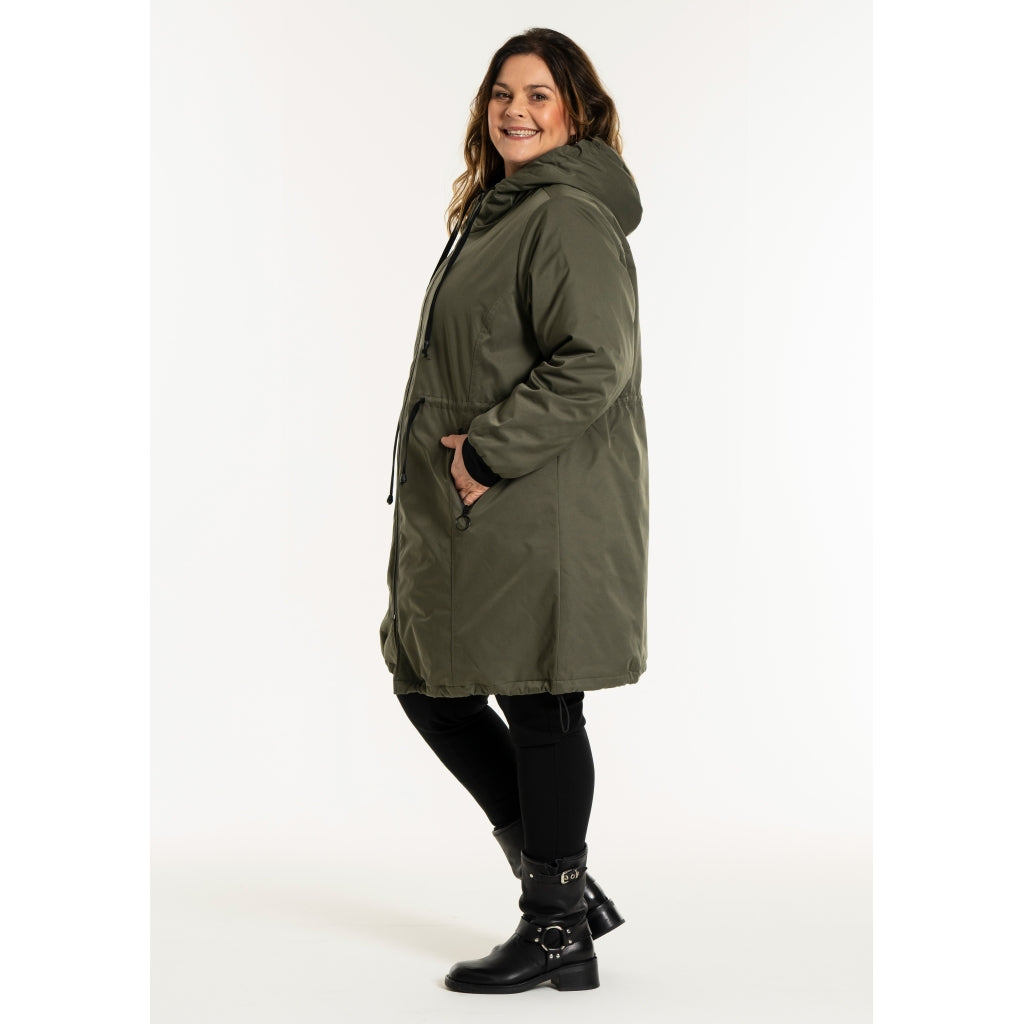 Gozzip Woman GOlivia Coat Coat Olive