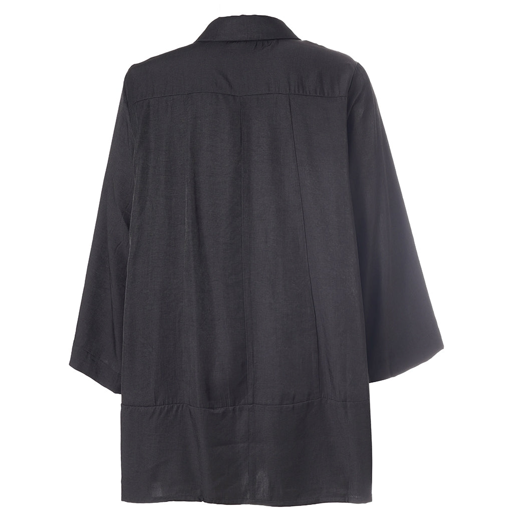 Gozzip Woman GRuna A shaped shirt Shirt Black