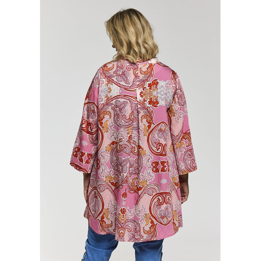 Gozzip Woman GSkuld Tunic Tunic Red mix print