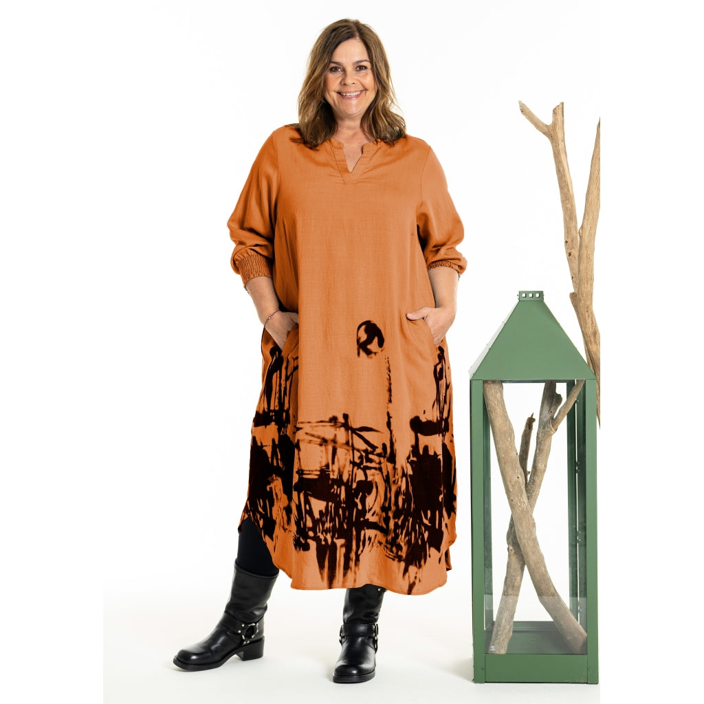 Gozzip Woman GValdis Dress Dress Apricot