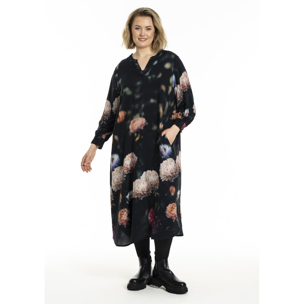 Gozzip Woman GValdis Dress Dress Peony print