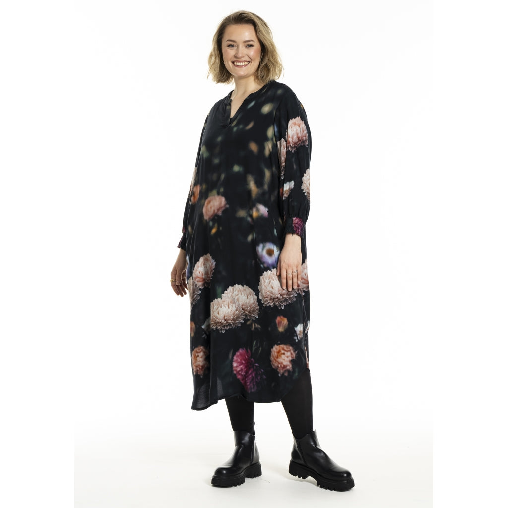 Gozzip Woman GValdis Dress Dress Peony print