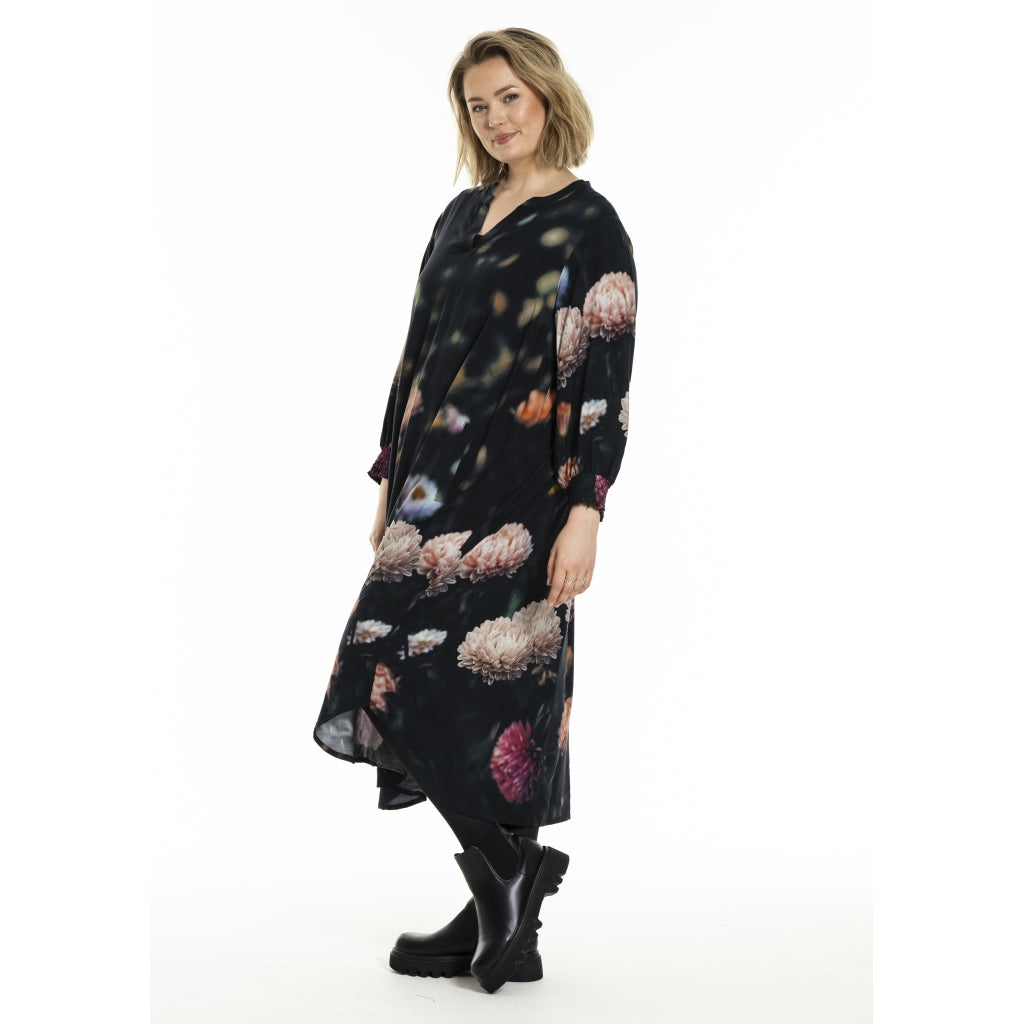 Gozzip Woman GValdis Dress Dress Peony print