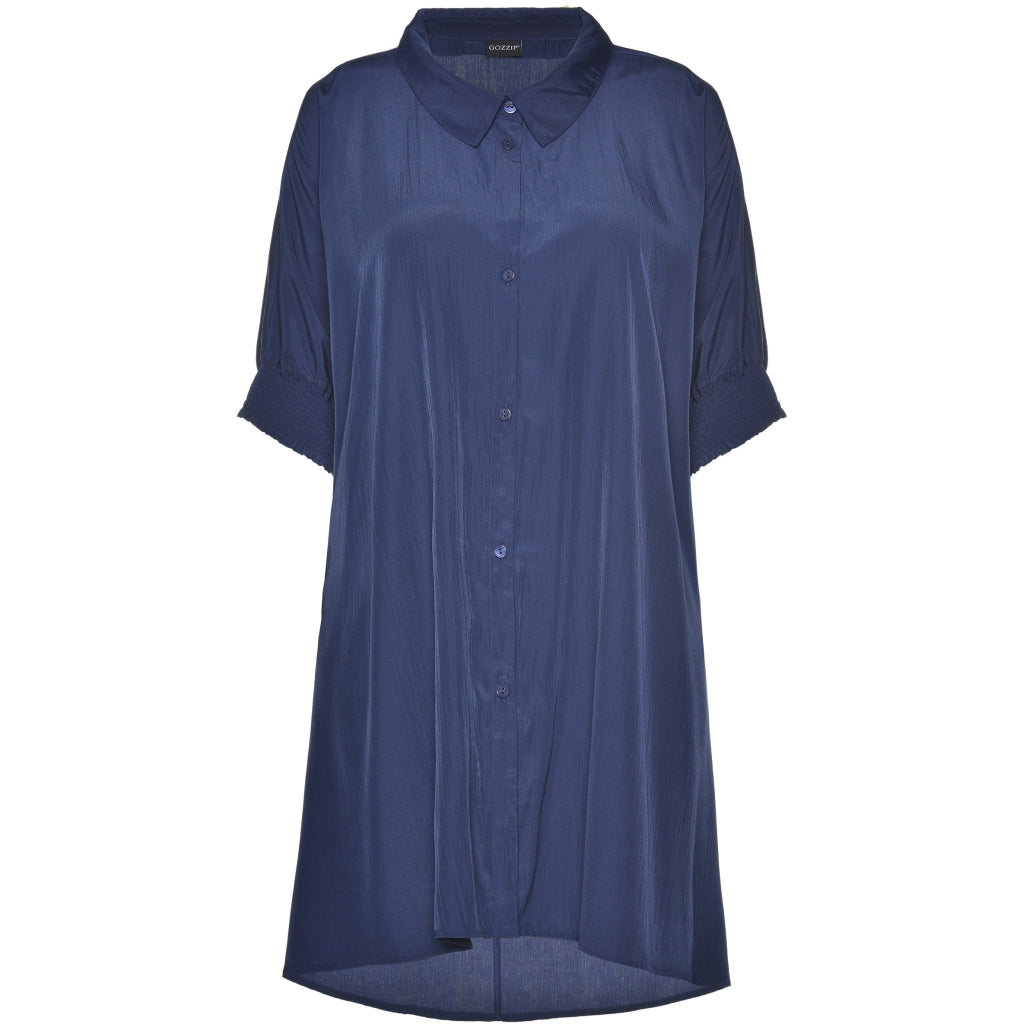 Gozzip Woman Gerda Oversize shirt Tunic Oversize shirt tunic Blue