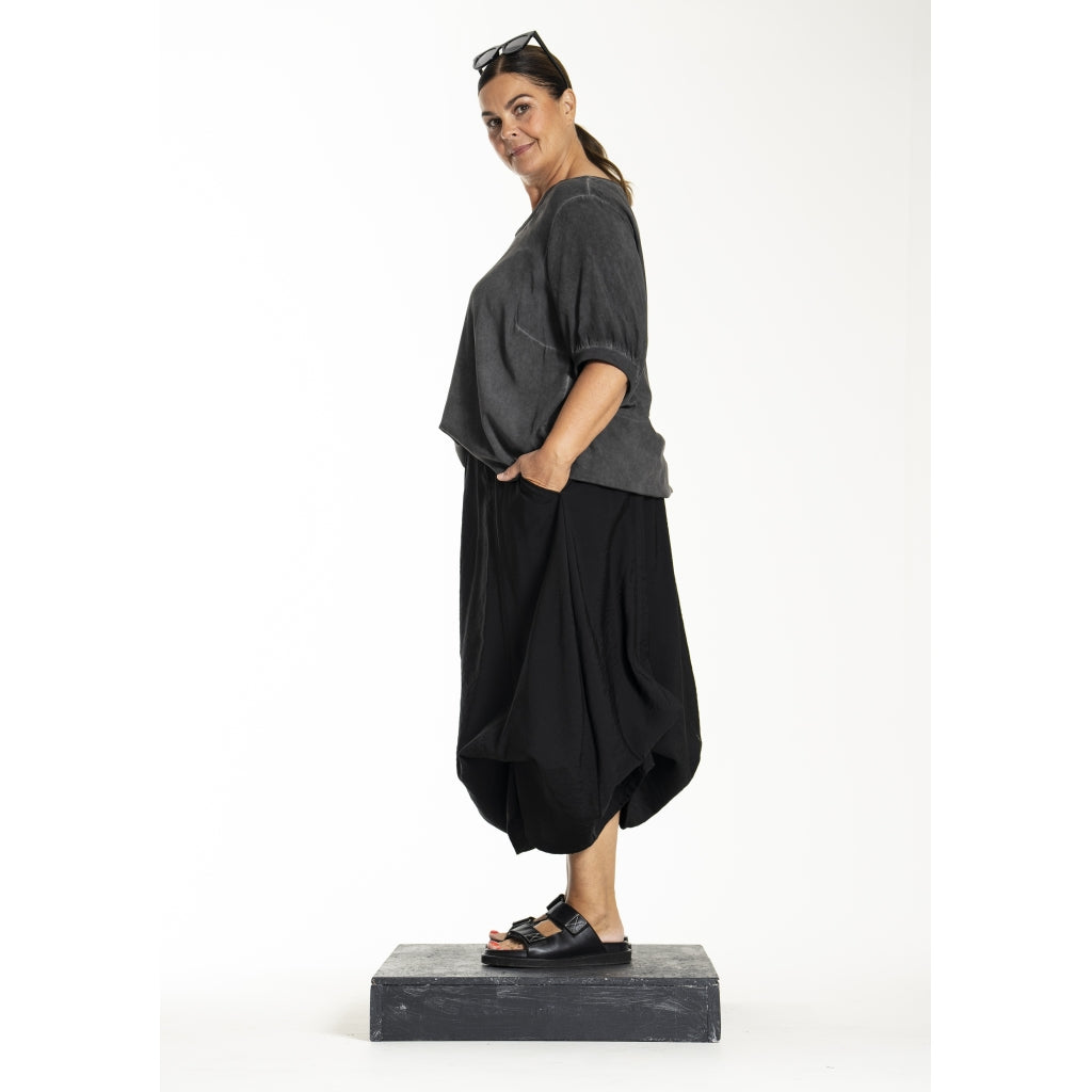 Gozzip Woman Glena Blouse Blouse Washed black