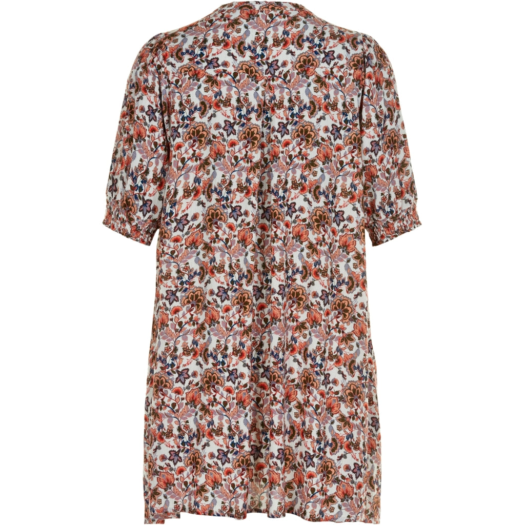 Gozzip Woman Jenny Shirt Tunic Shirt Tunic Dusty peach print