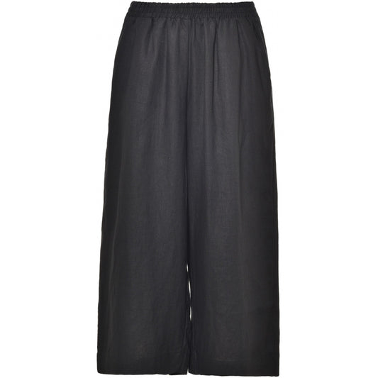Gozzip Woman 7/8 Loose pants 7/8 Loose pants Black
