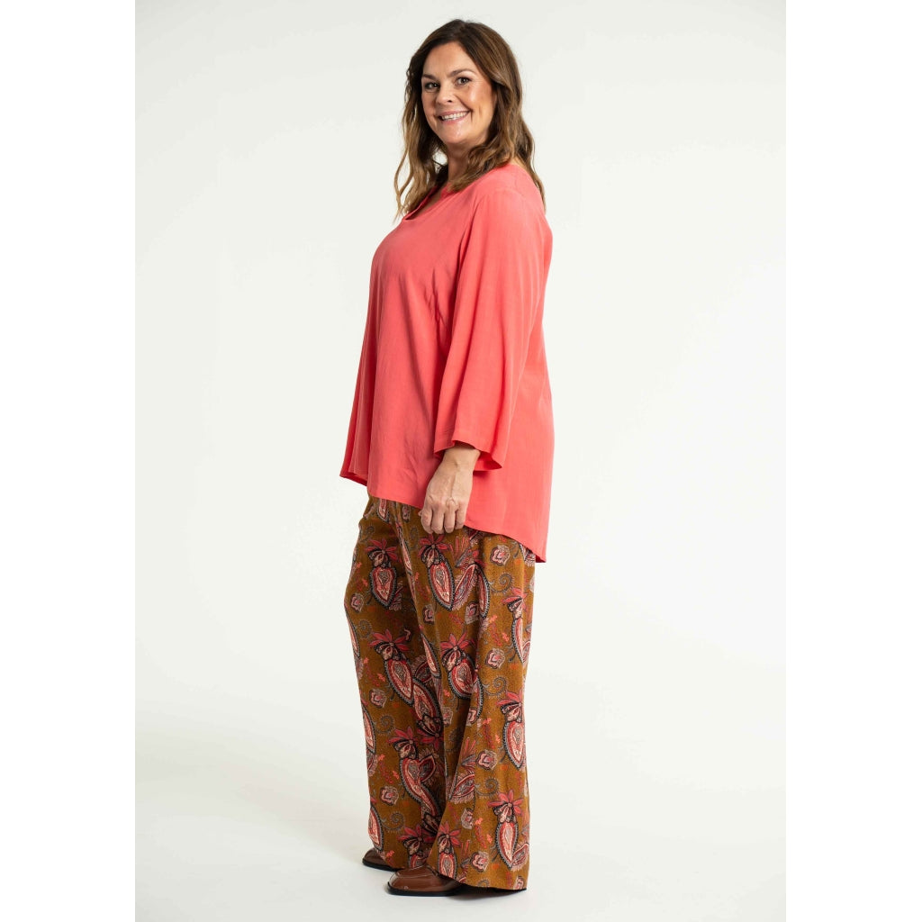 Gozzip Woman Alva Blouse Blouse Coral