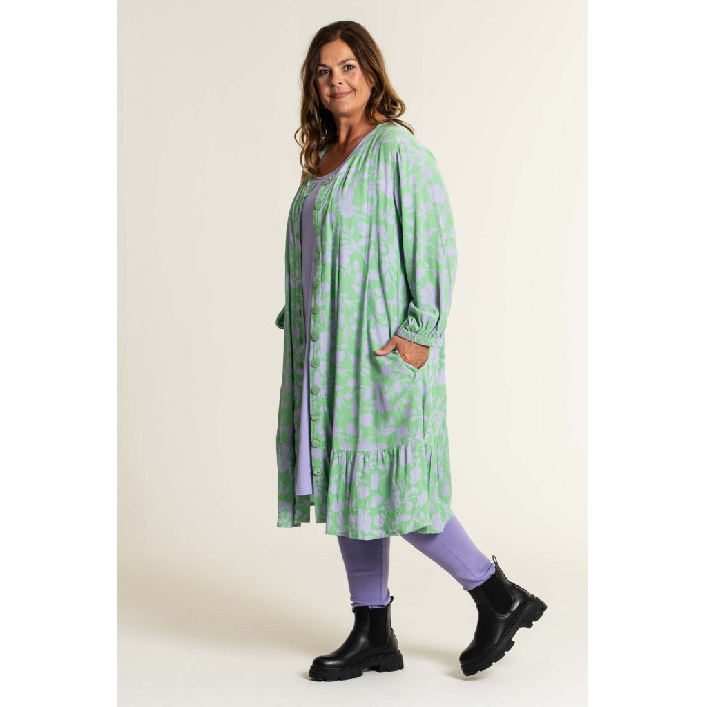 Gozzip Woman Amalia Tunic Tunic Green - Lilac