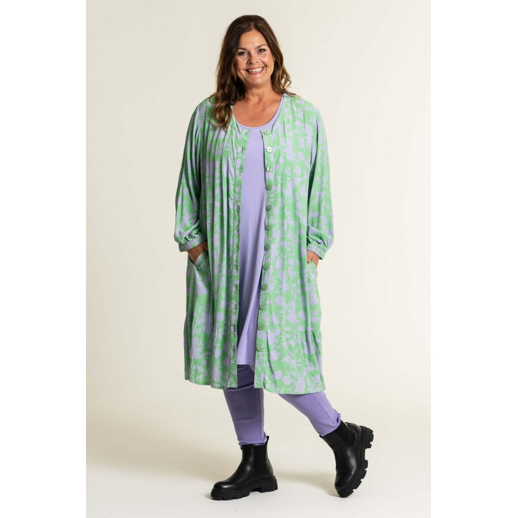 Gozzip Woman Amalia Tunic Tunic Green - Lilac