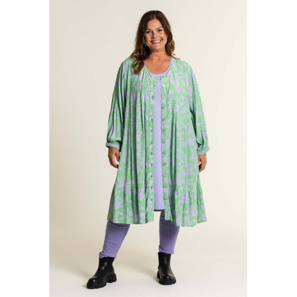 Gozzip Woman Amalia Tunic Tunic Green - Lilac