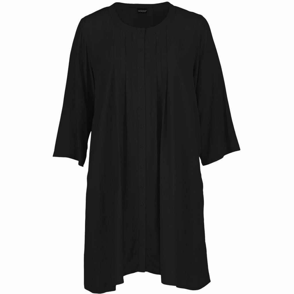 Gozzip Woman Amalia Tunic Tunic Black