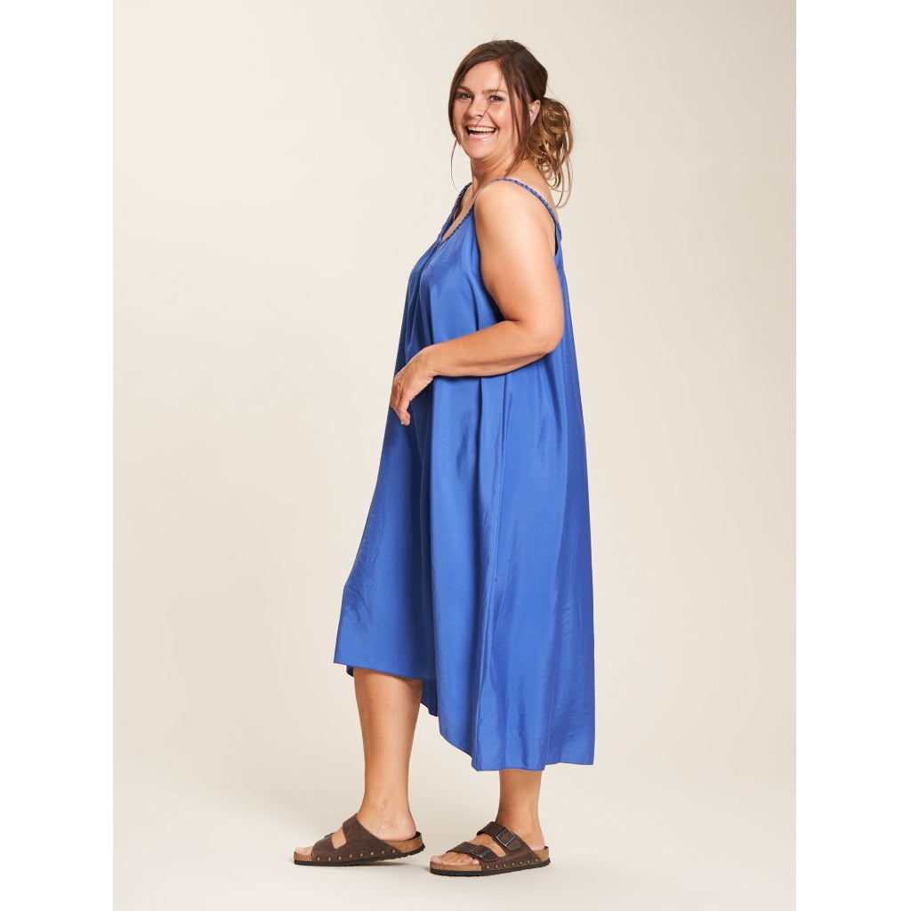 Gozzip Woman Amalie Dress Dress Royal Blue